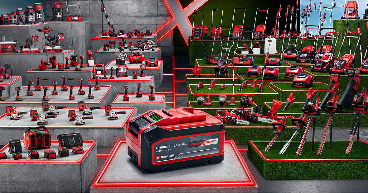 Einhell Power X-Change PXC Starter Kit 18V 2Ah + Gratis 2Ah Akku