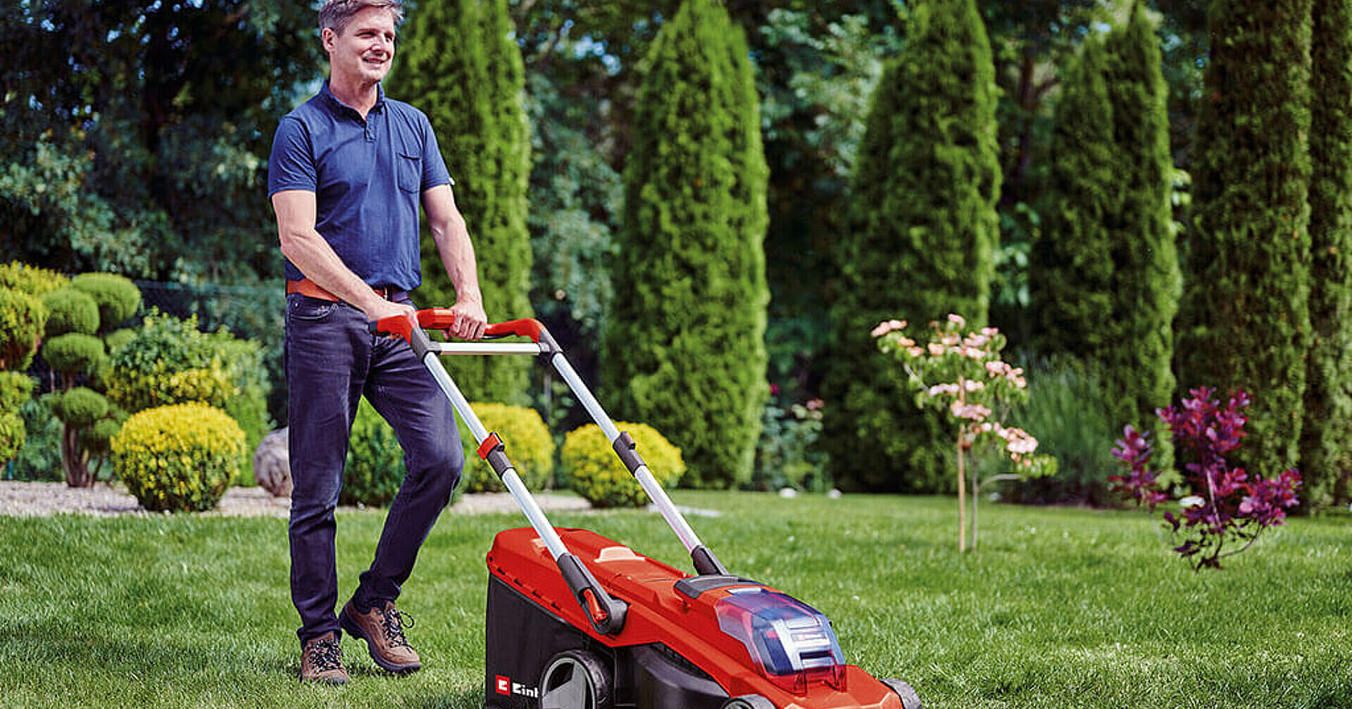 Buy powerful petrol lawnmowers Einhell.hu