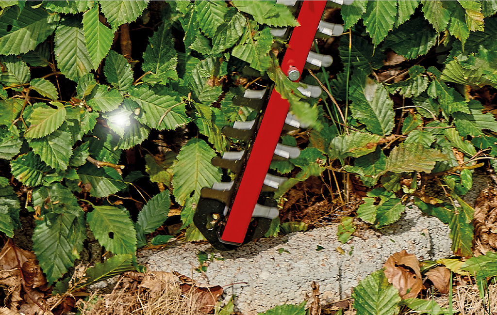 Image of the sword of the hedge trimmer.